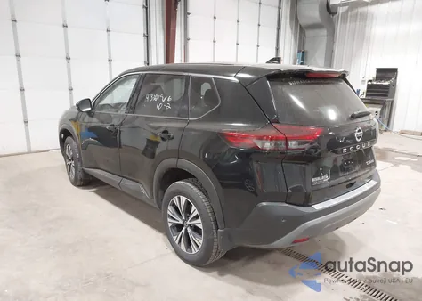 2021 Nissan Rogue Sv Intelligent Awd из США, поврежденный, VIN JN8AT3BB0MW215185